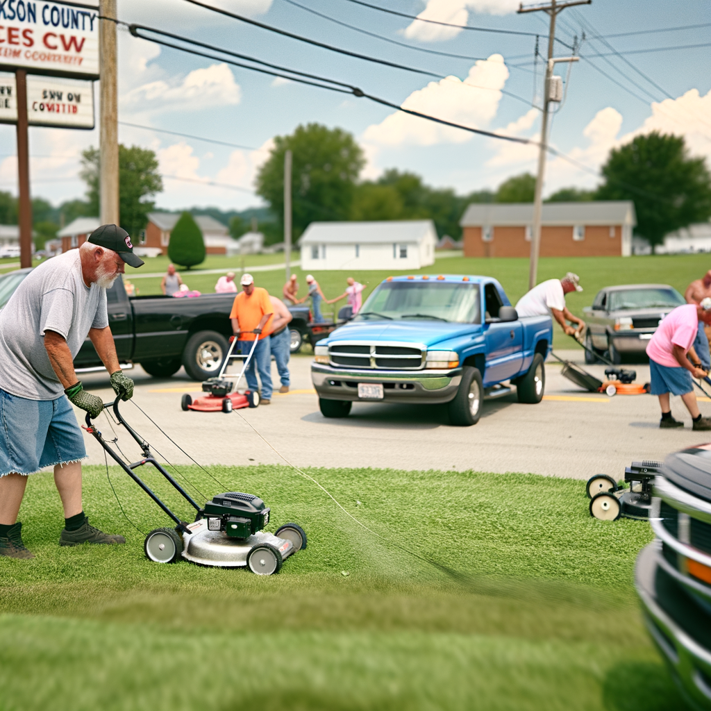 Jackson County's Latest Fitness Craze: Competitive Lawn Mowing
