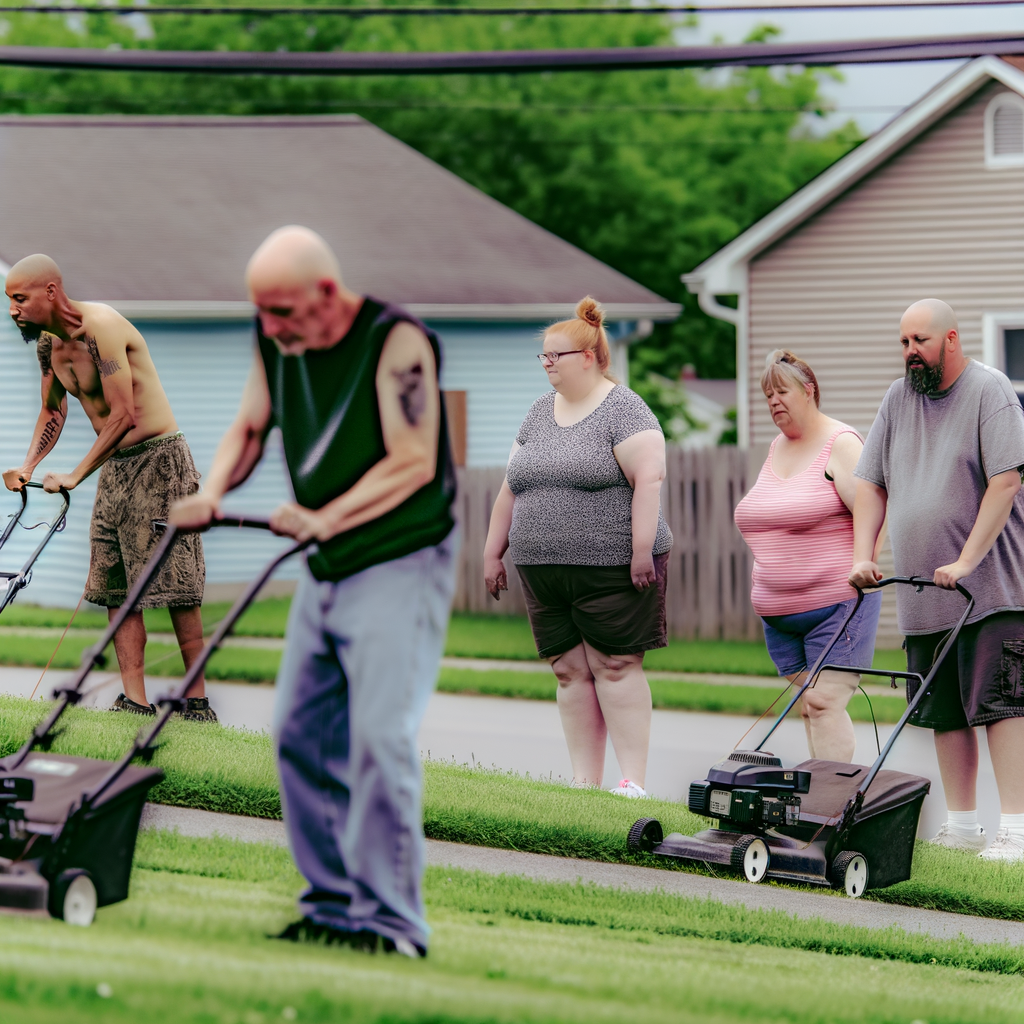 Jackson County's Latest Fitness Craze: Competitive Lawn Mowing